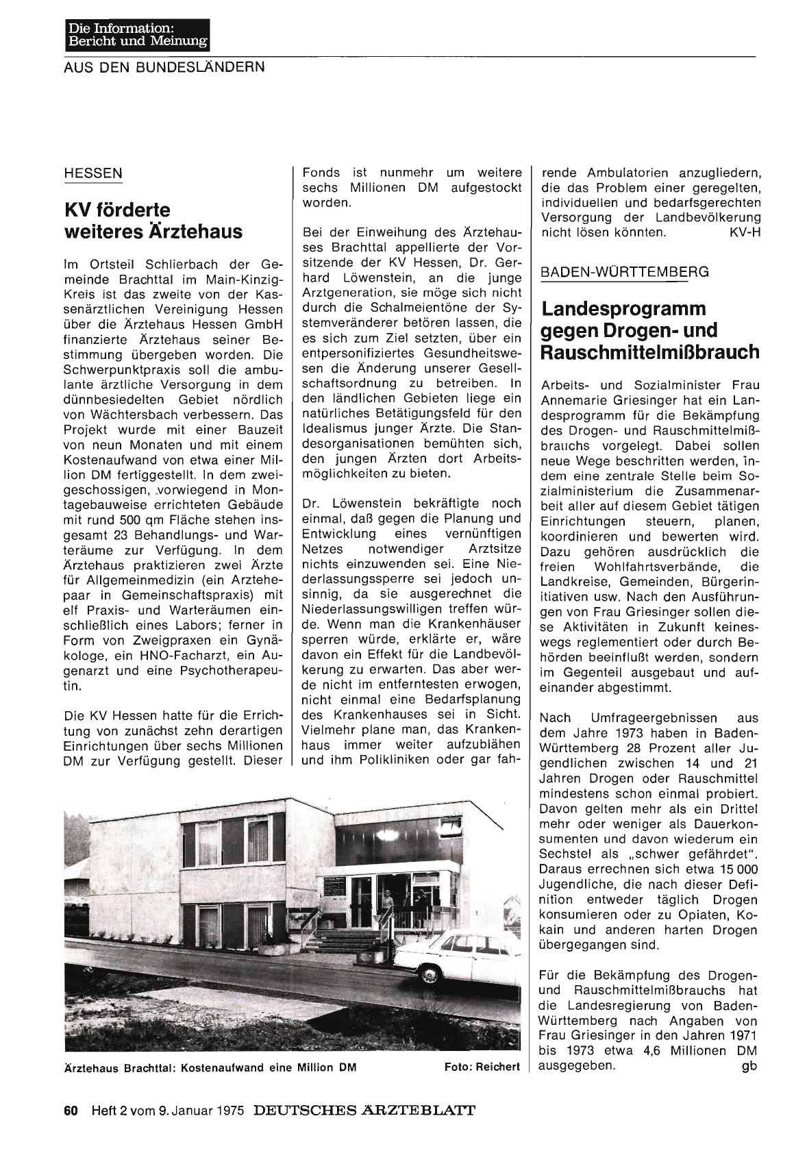Vorschauseite 1: Hessen: KV förderte weiteres Ärztehaus