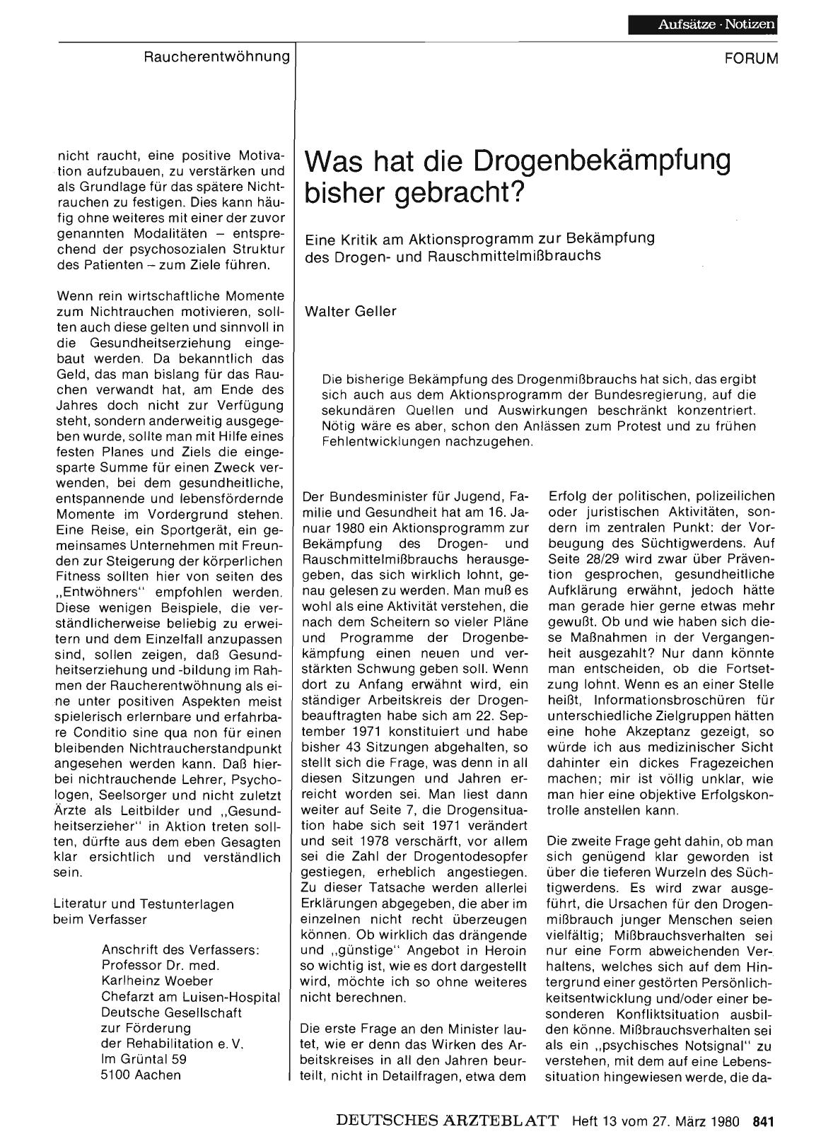 Vorschauseite 1: Was hat die Drogenbekämpfung bisher gebracht?