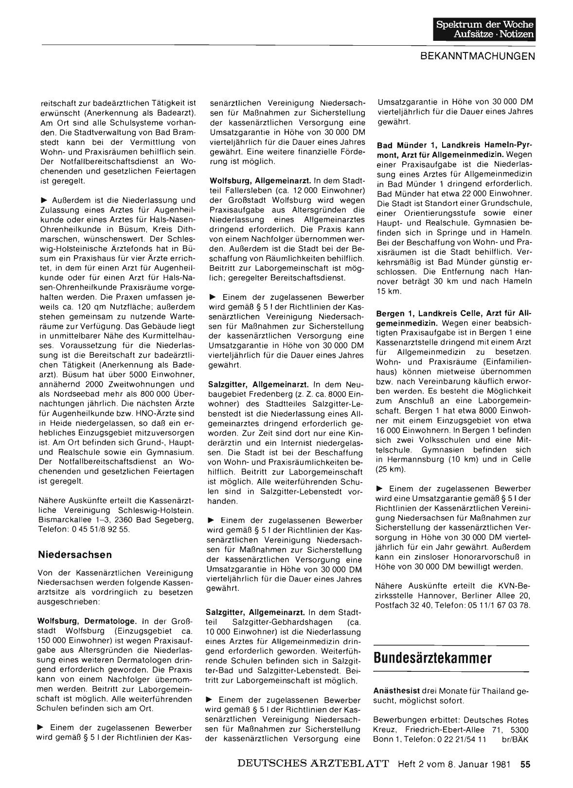 Vorschauseite 1: Bundesärztekammer