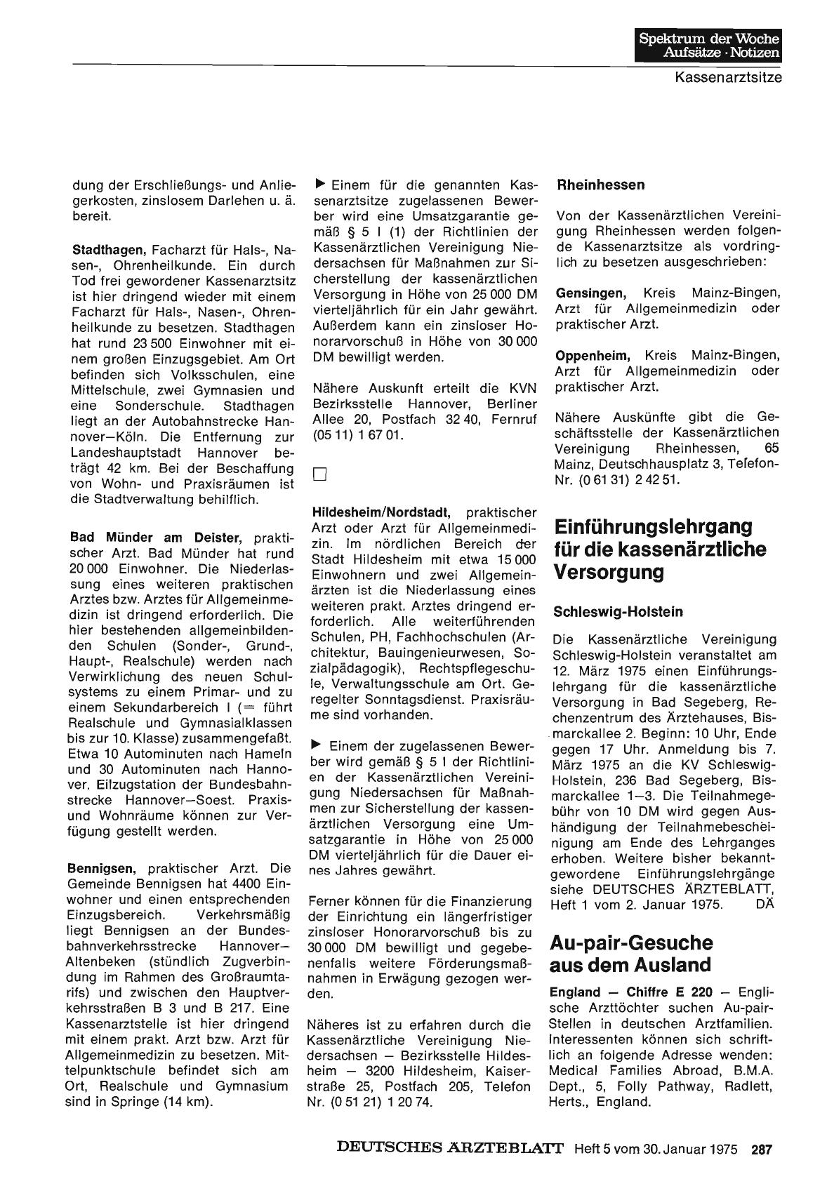 Vorschauseite 1: Einführungslehrgang für die kassenärztliche Versorgung