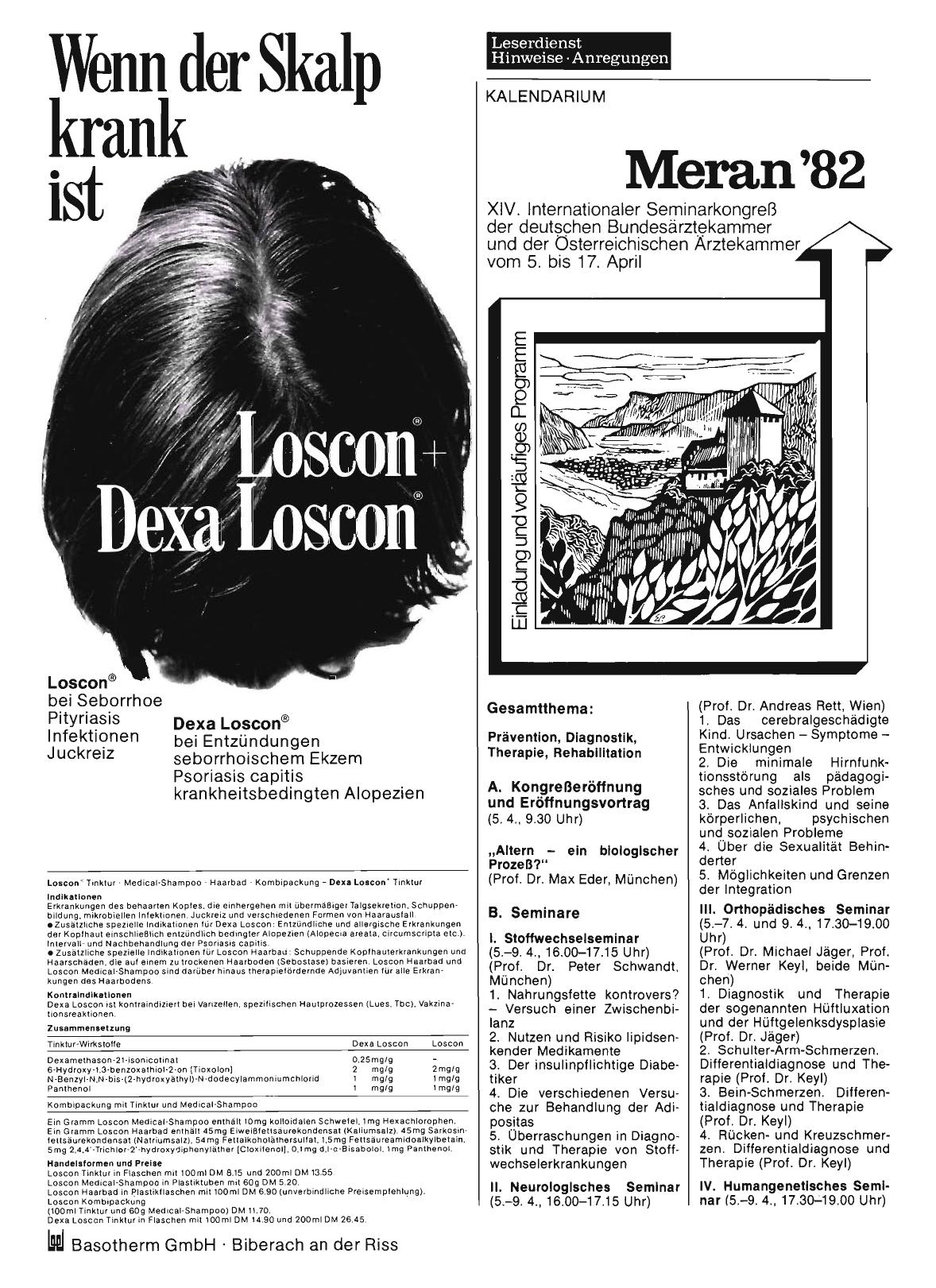 Vorschauseite 1: Meran '82