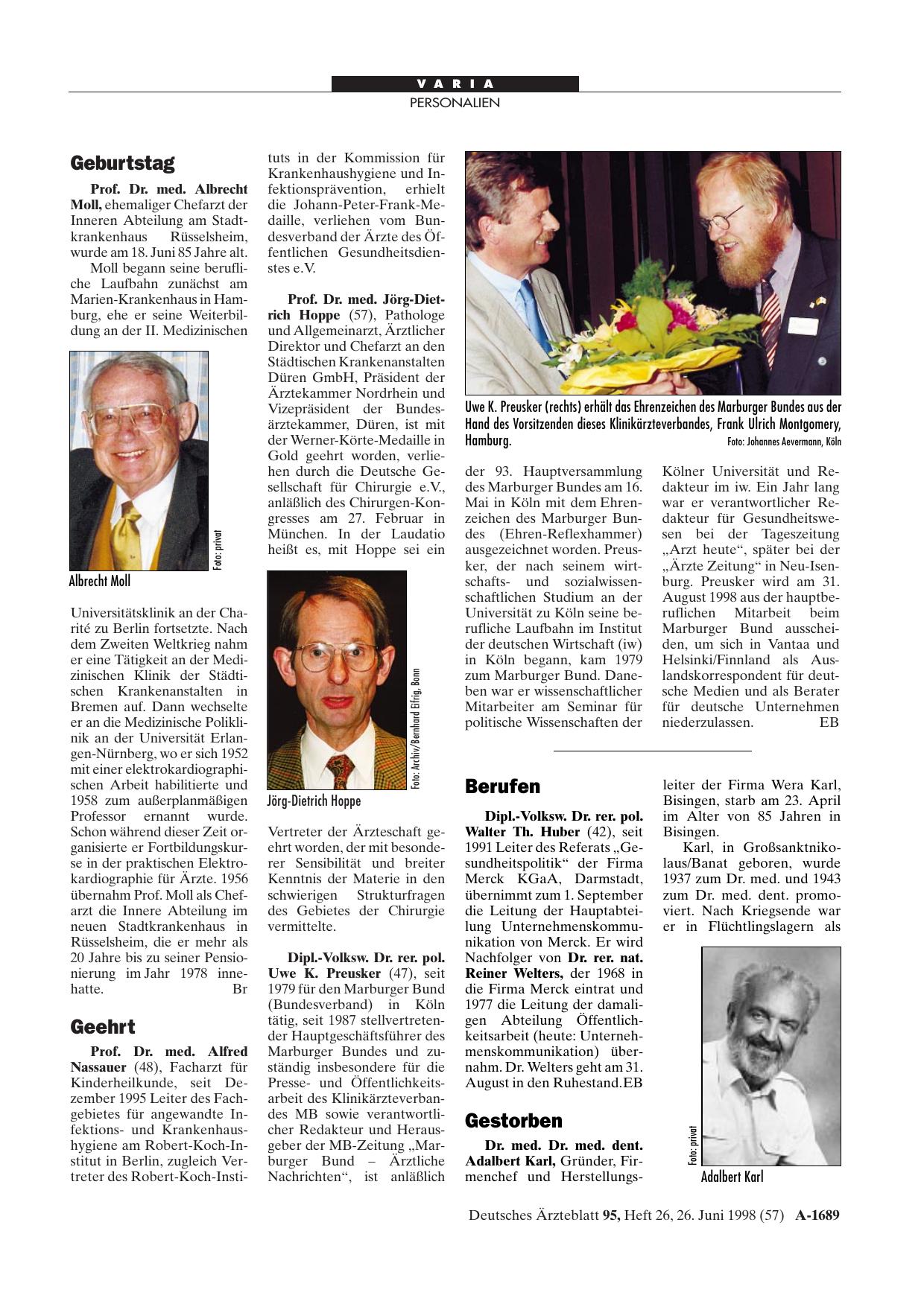 Vorschauseite 1: Berufen