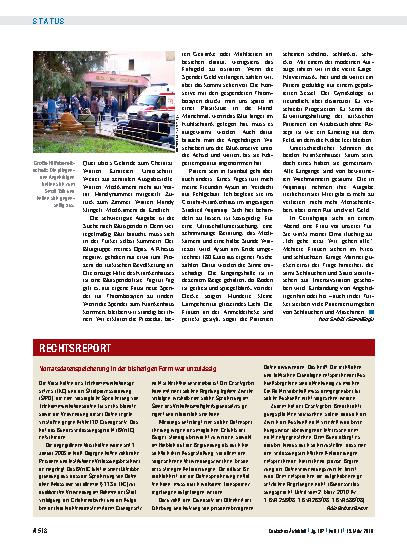 Vorschauseite 1: Vorratsdatenspeicherung in der bisherigen Form war unzulässig