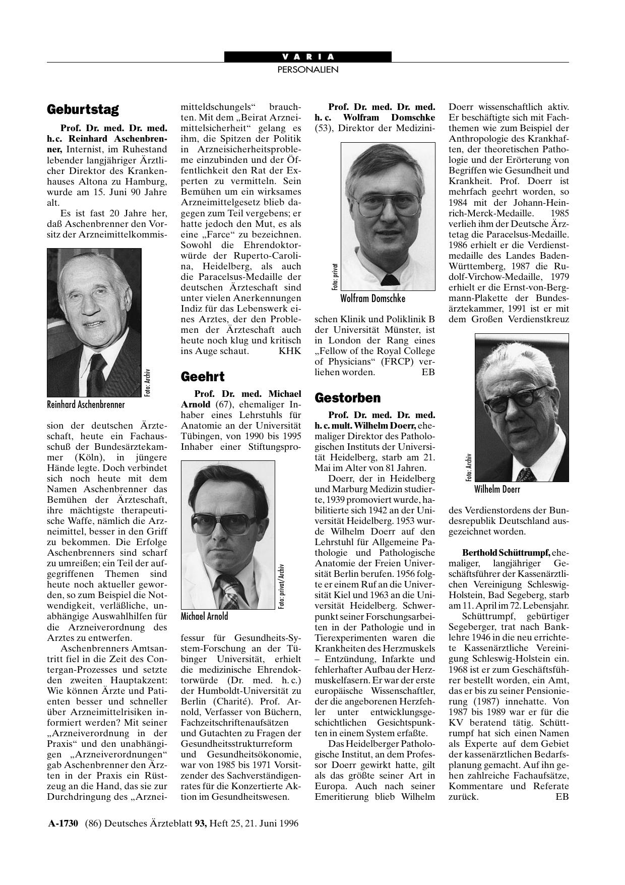 Vorschauseite 1: Gestorben