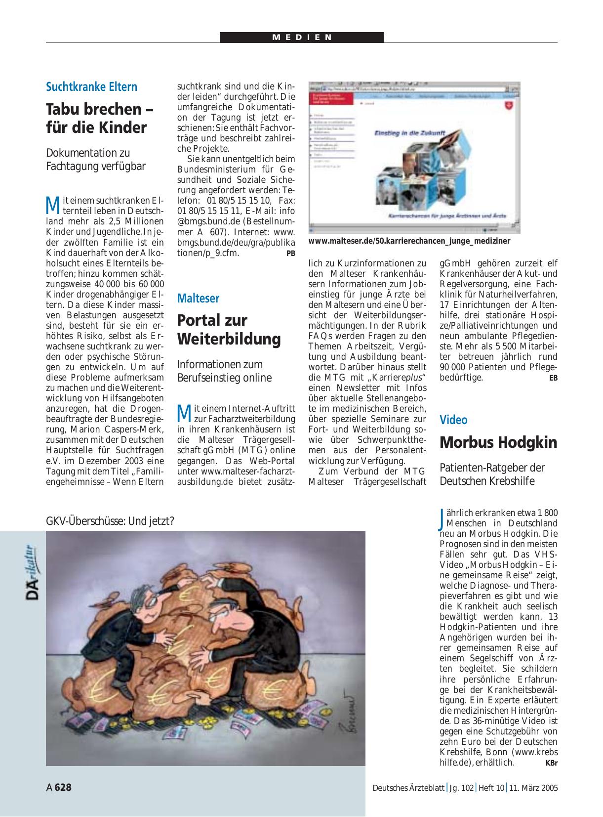 Vorschauseite 1: Malteser: Portal zur Weiterbildung