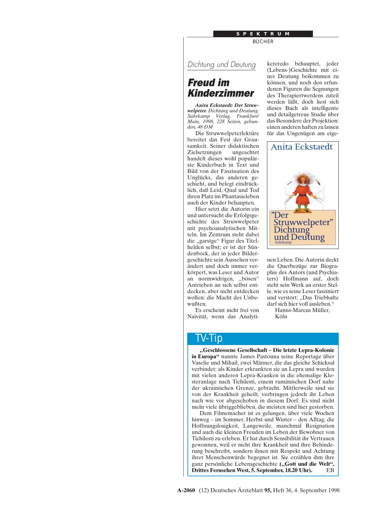 Vorschauseite 1: Der Struwwelpeter