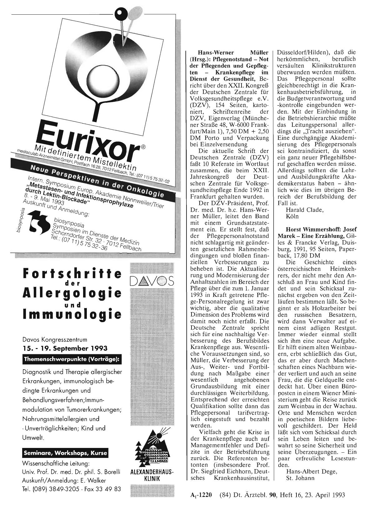 Vorschauseite 1: Horst Wimmershoff: Josef Marek — Eine Erzählung