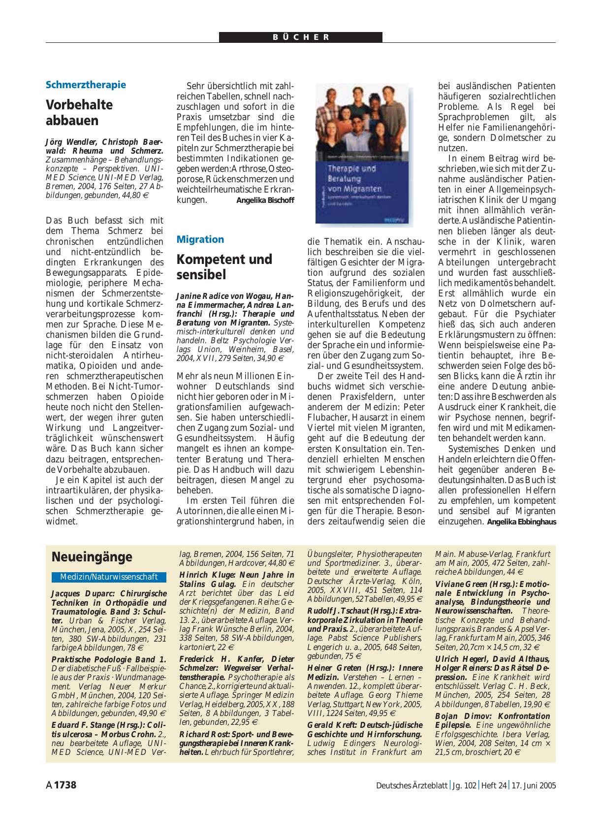 Vorschauseite 1: Rheuma und Schmerz. Zusammenhänge – Behandlungskonzepte – Perspektiven