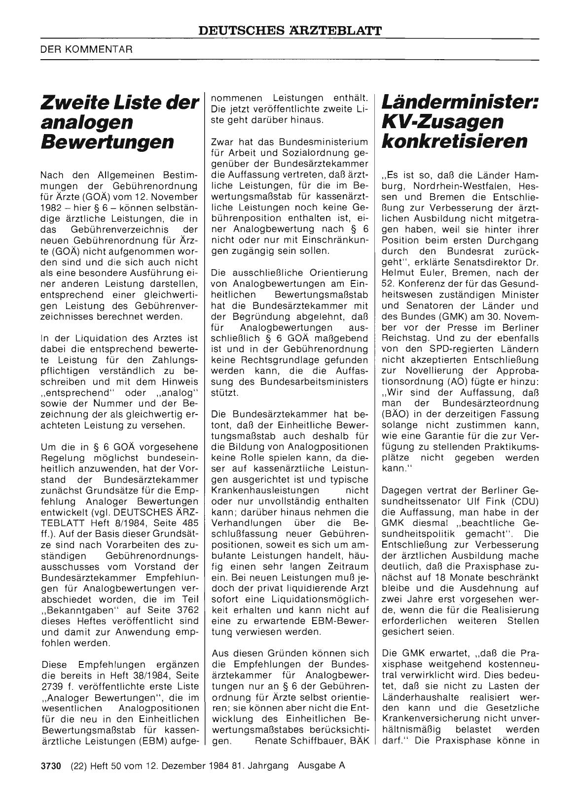 Vorschauseite 1: Länderminister: KV-Zusagen konkretisieren