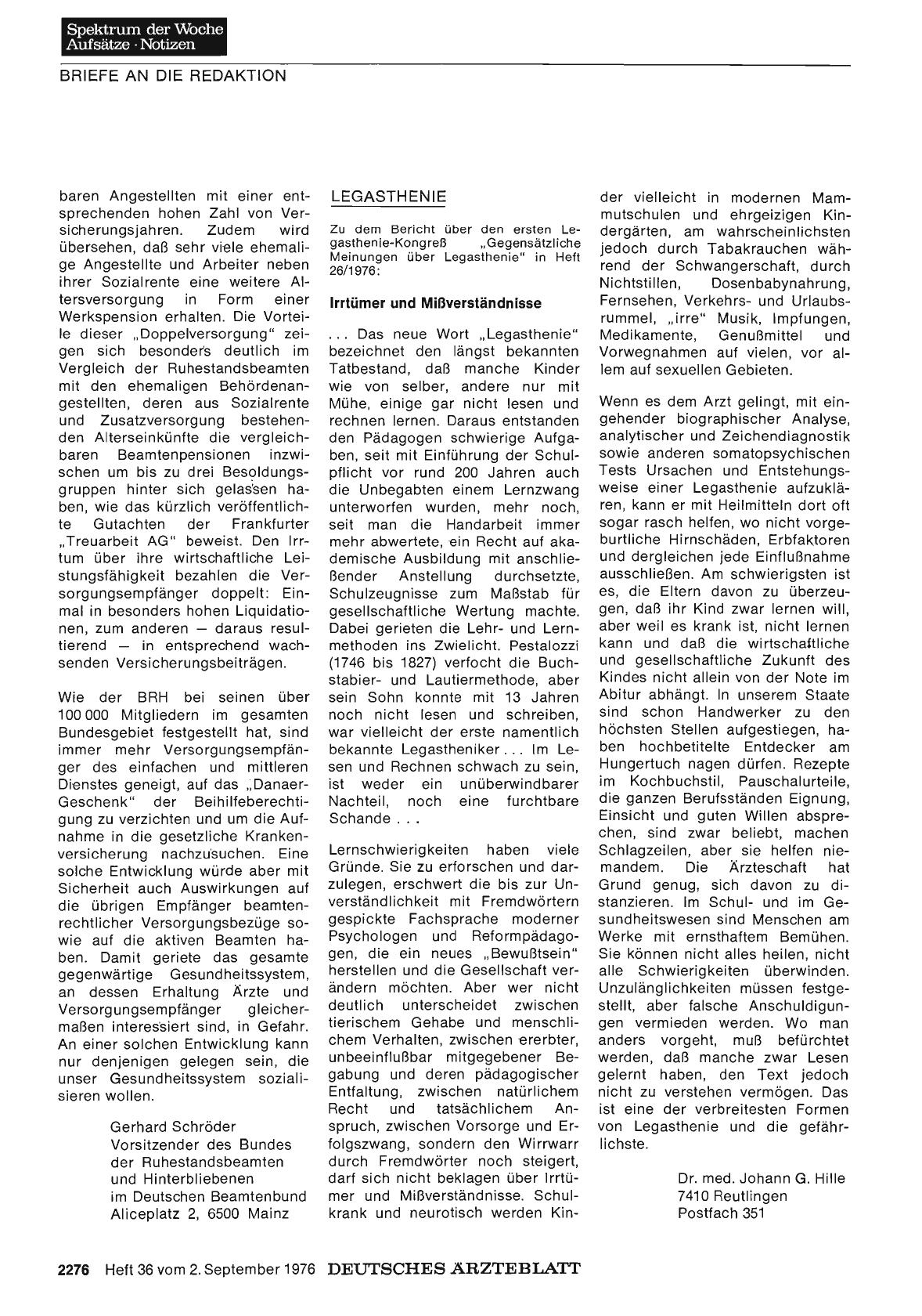 Vorschauseite 1: LEGASTHENIE: Irrtümer und Mißverständnisse