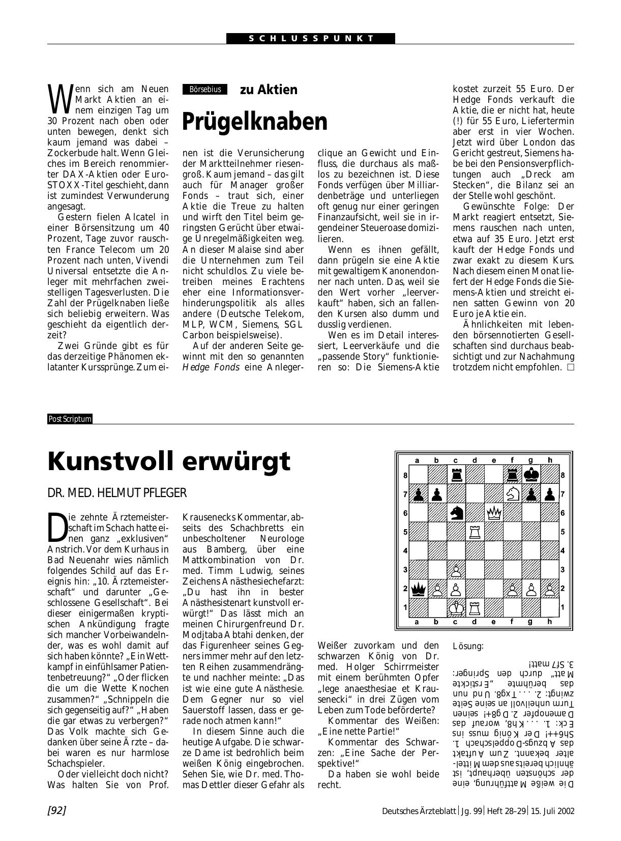 Vorschauseite 1: zu Aktien: Prügelknaben