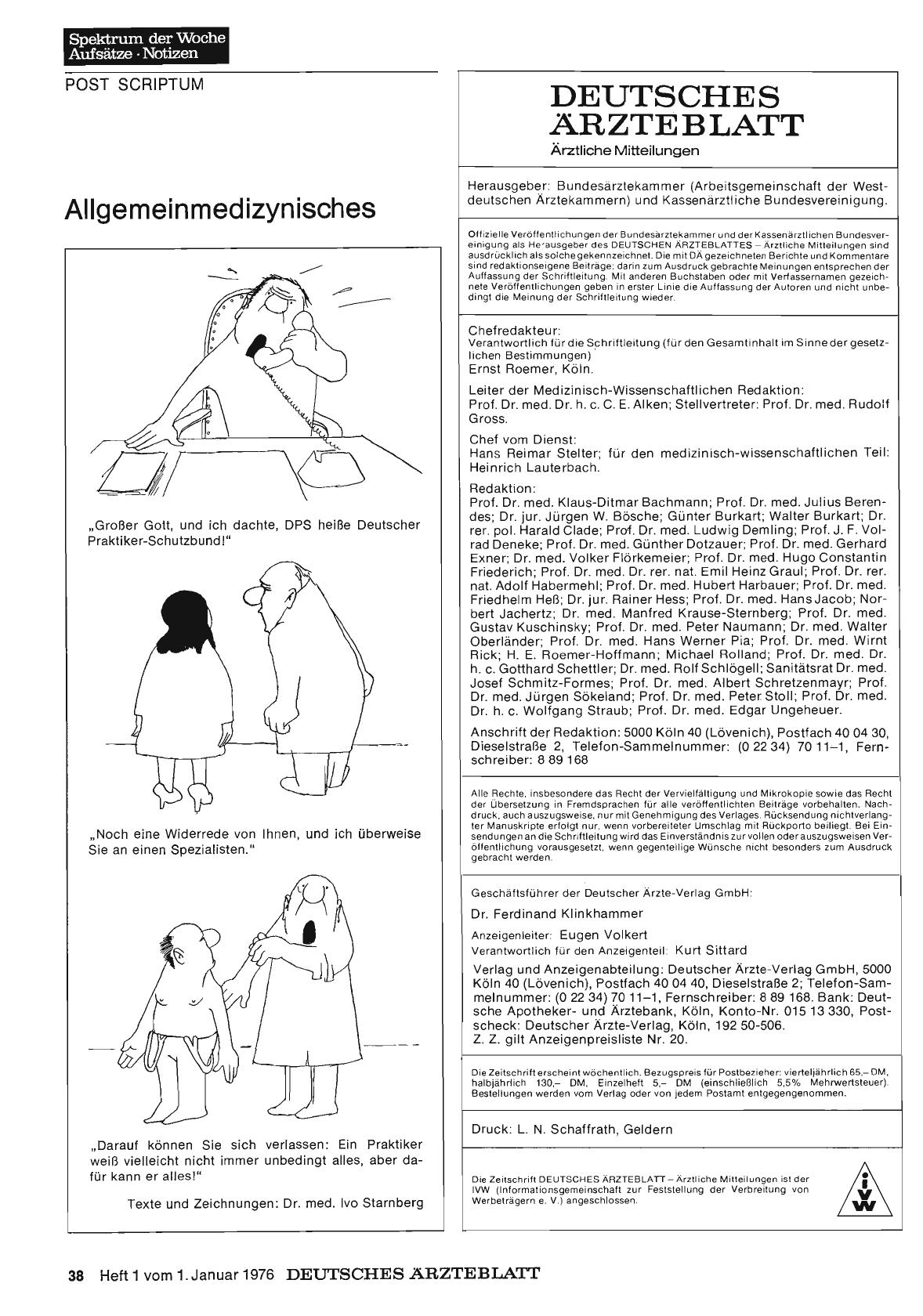 Vorschauseite 1: Allgemeinmedizynisches
