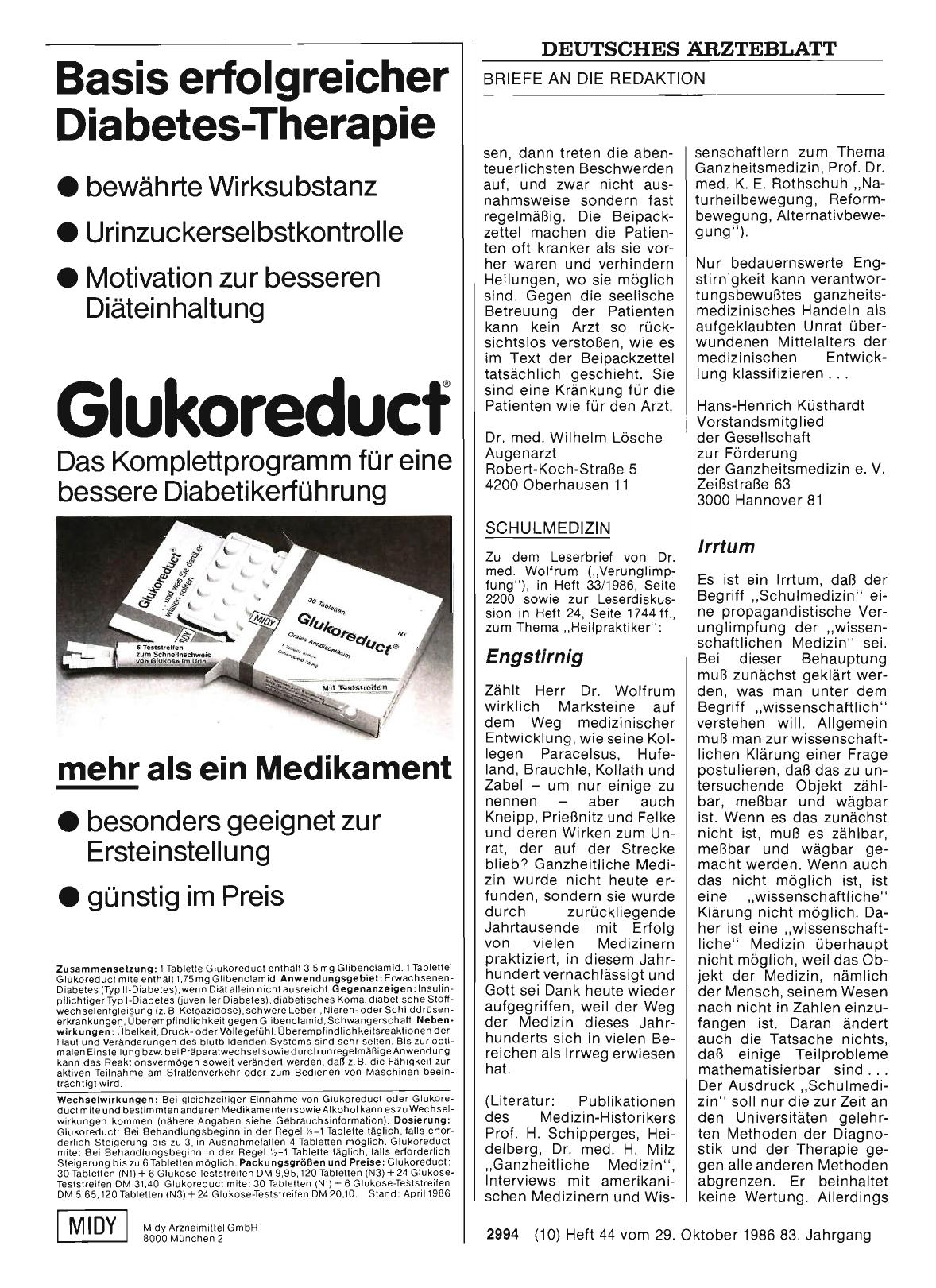 Vorschauseite 1: SCHULMEDIZIN: Engstirnig