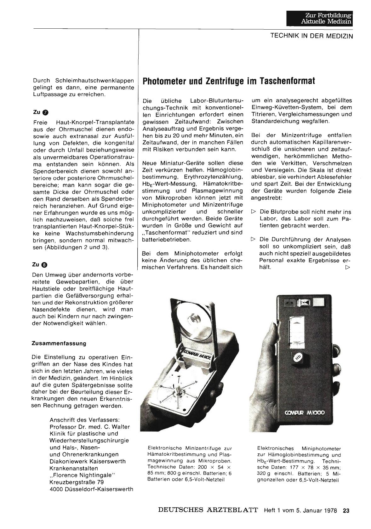 Vorschauseite 1: Photometer und Zentrifuge im Taschenformat