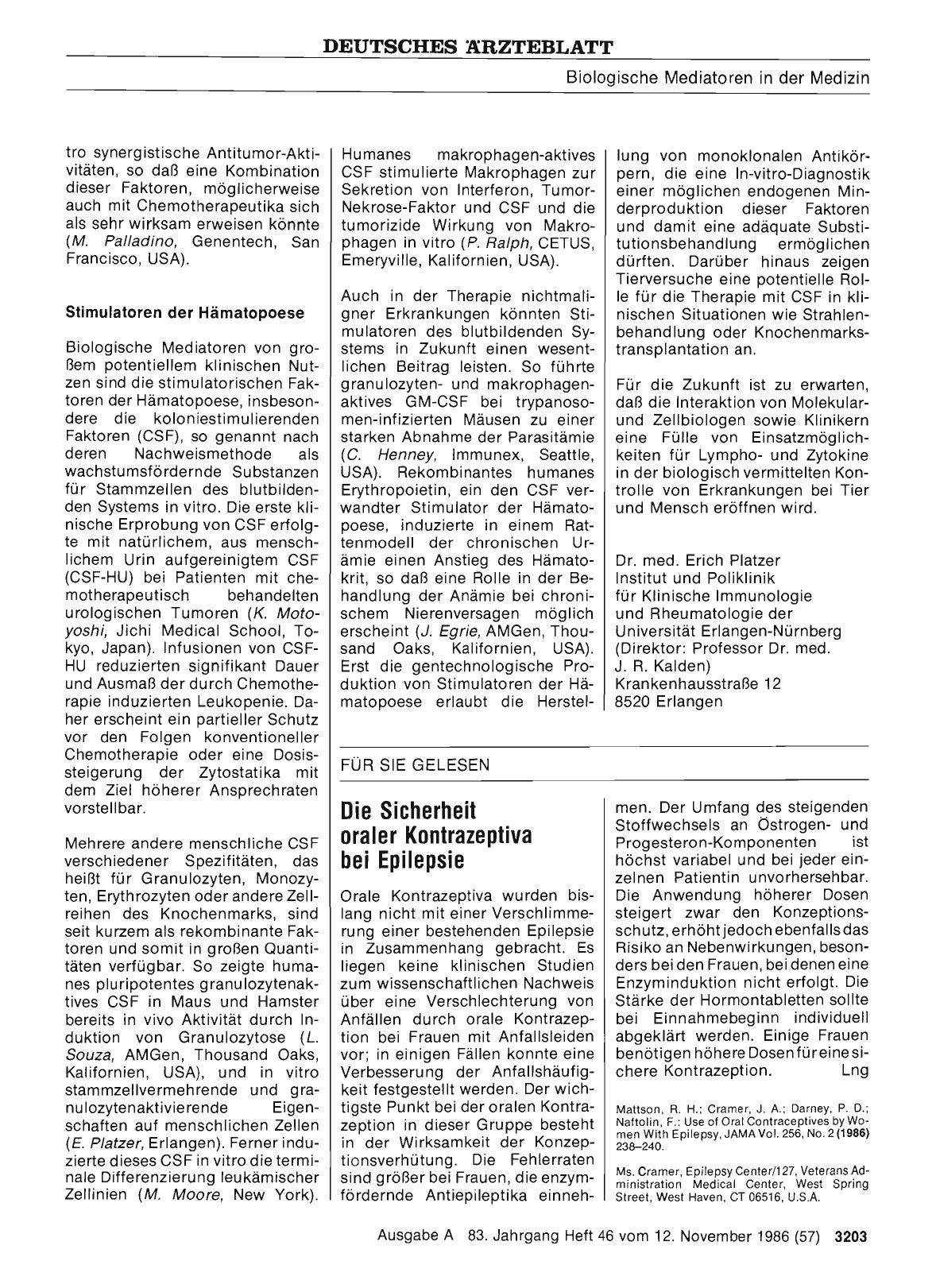 Vorschauseite 1: Die Sicherheit oraler Kontrazeptiva bei Epilepsie