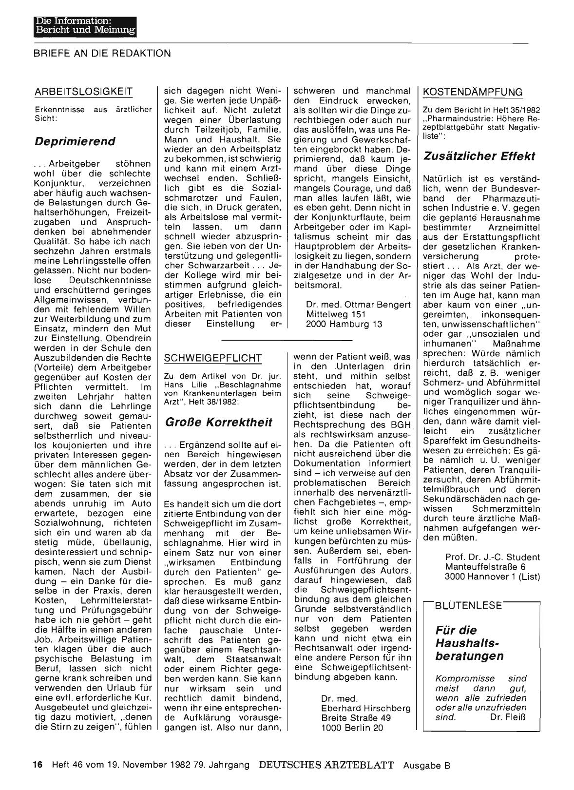 Vorschauseite 1: ARBEITSLOSIGKEIT: Deprimierend