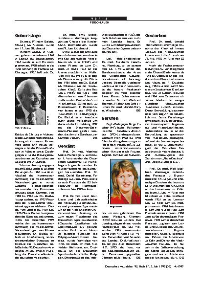Vorschauseite 1: Gestorben