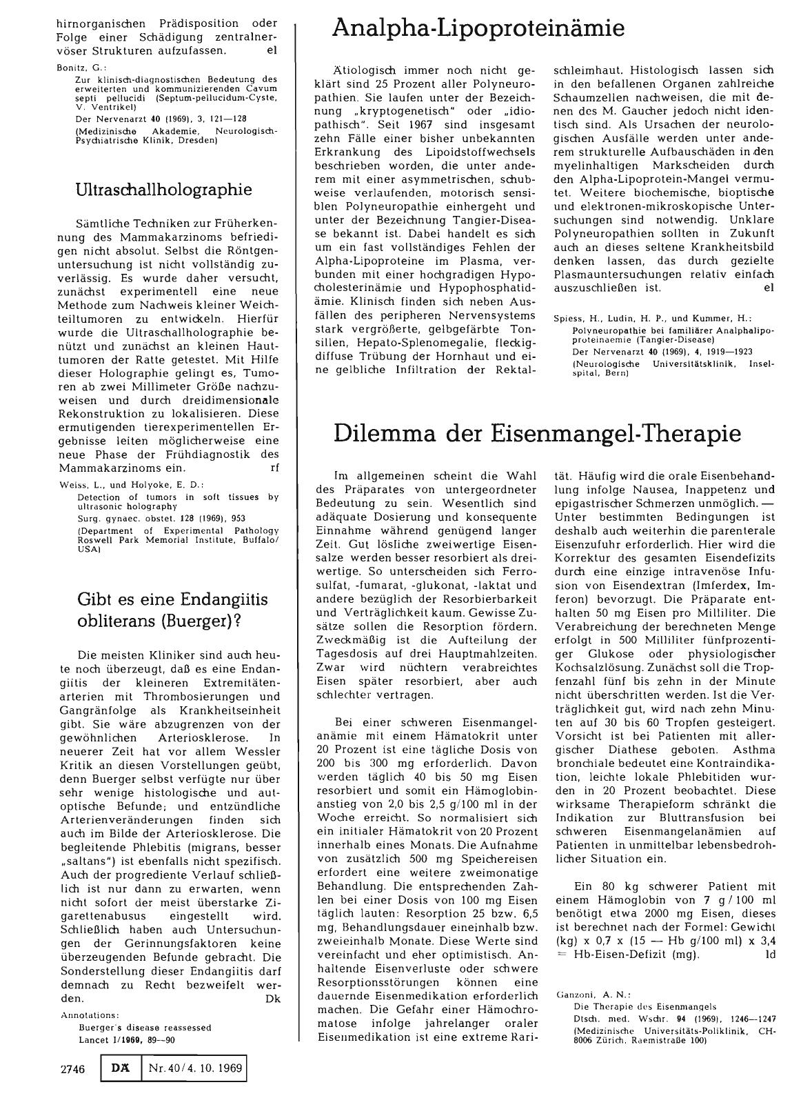 Vorschauseite 1: Gibt es eine Endangiitis obliterans (Buerger)?