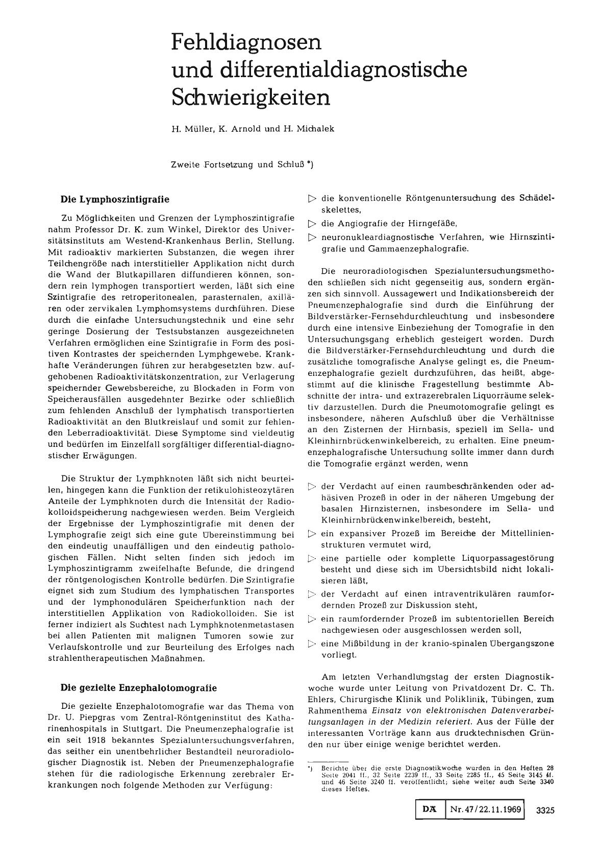Vorschauseite 1: Fehldiagnosen und differentialdiagnostische Schwierigkeiten