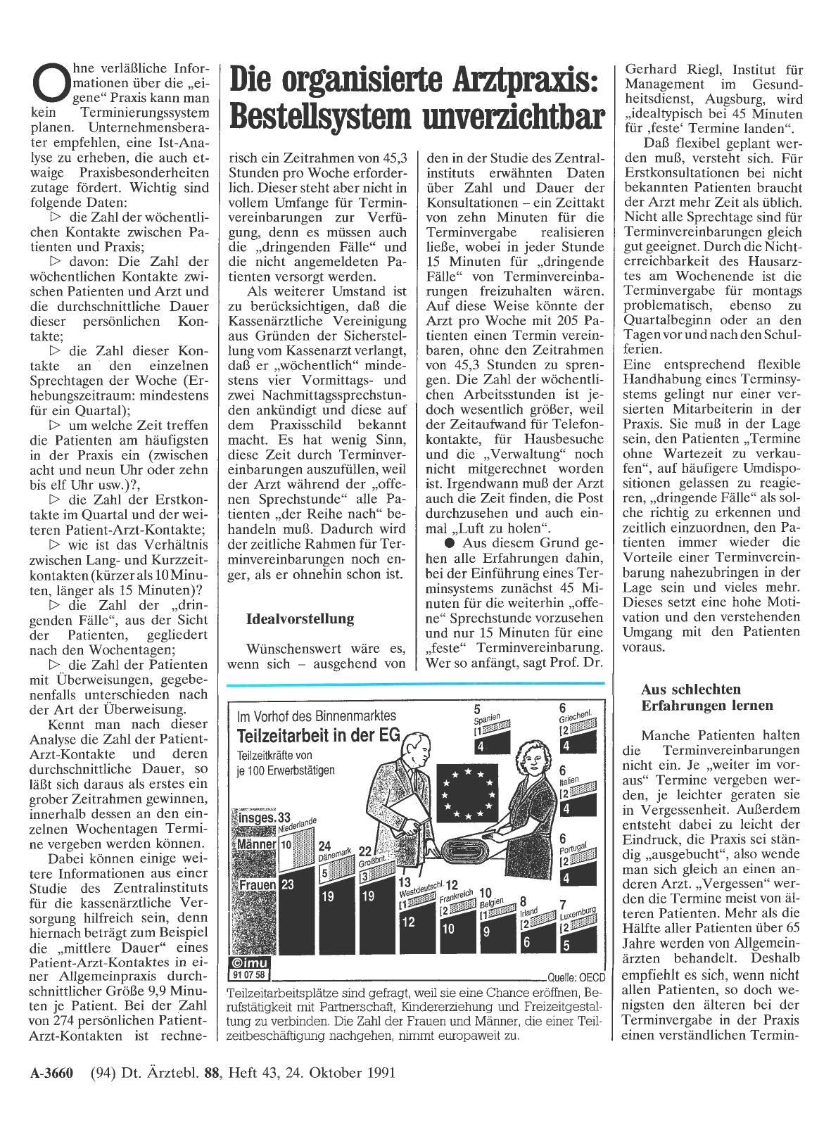 Vorschauseite 1: Die organisierte Arztpraxis: Bestellsystem unverzichtbar