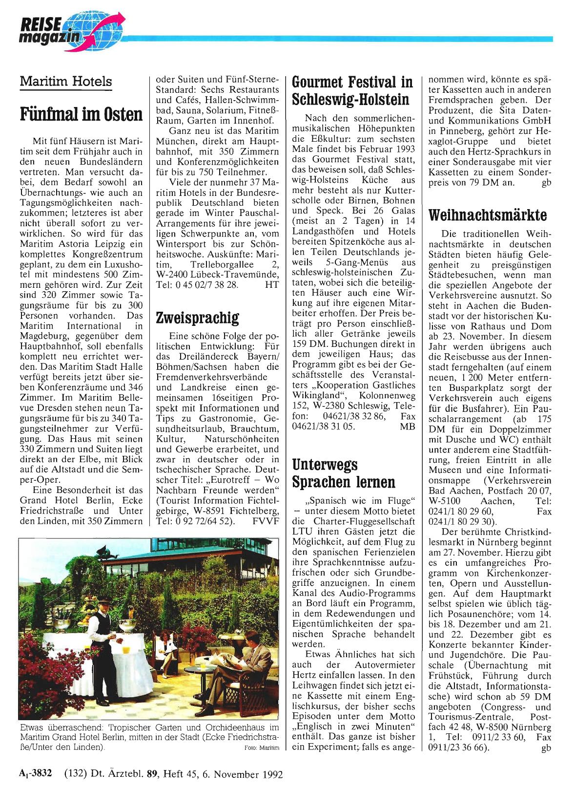 Vorschauseite 1: Gourmet Festival in Schleswig-Holstein