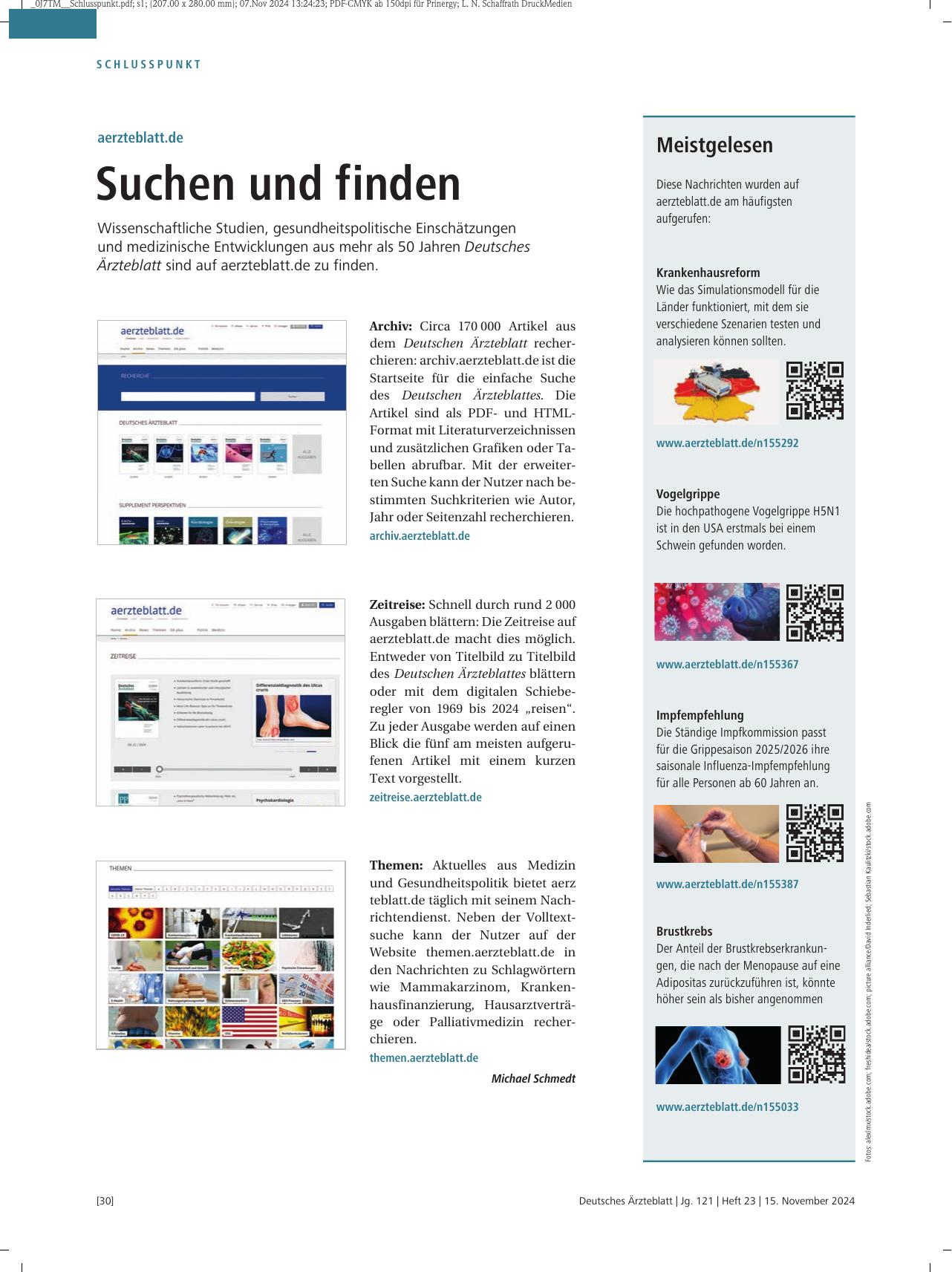 Vorschauseite 1: Meistgelesen