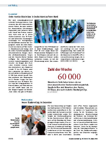 Vorschauseite 1: Zahl der Woche 60 000