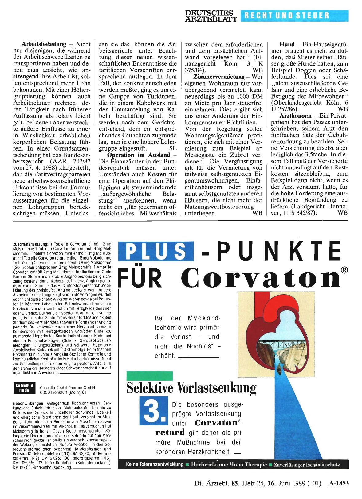 Vorschauseite 1: Arzthonorar