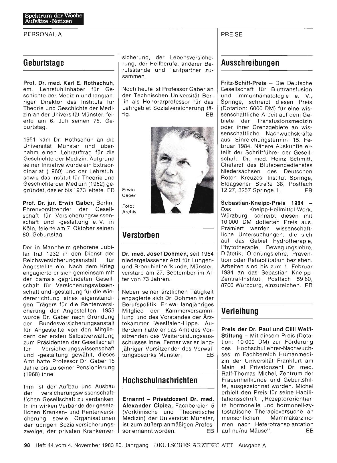 Vorschauseite 1: Verstorben