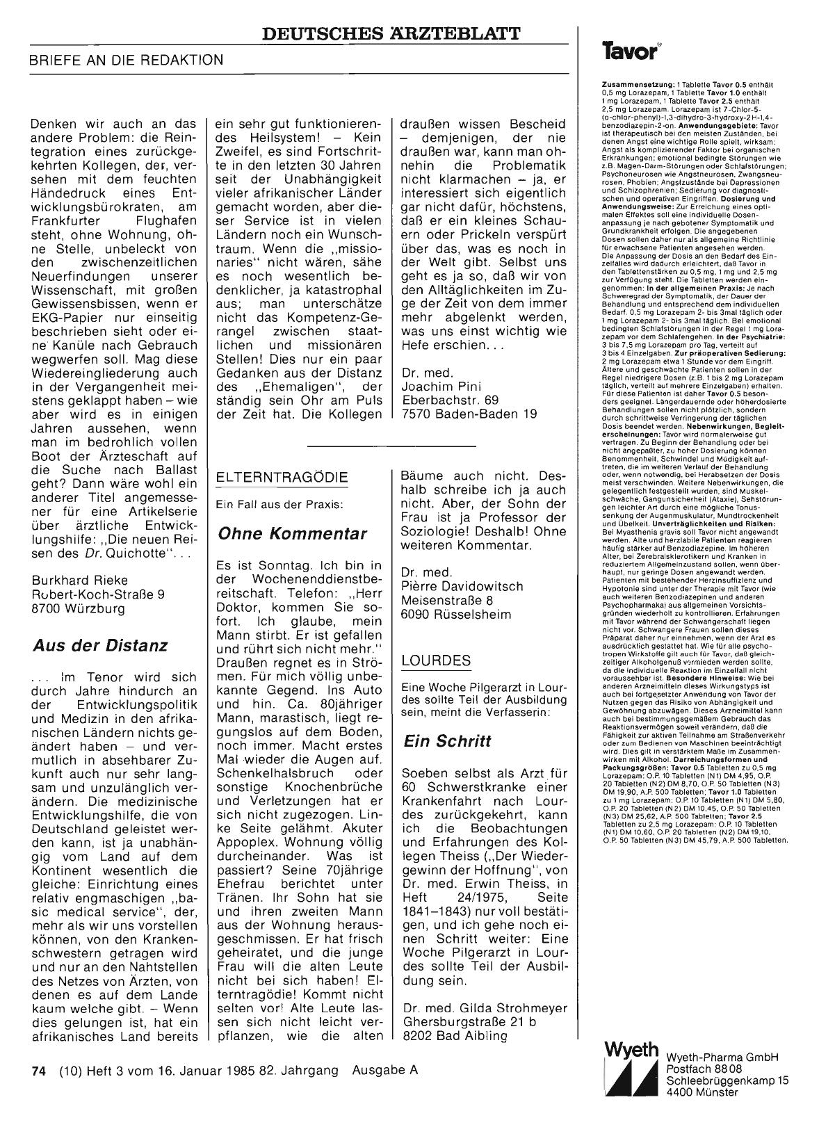 Vorschauseite 1: ENTWICKLUNGSHILFE: Aus der Distanz
