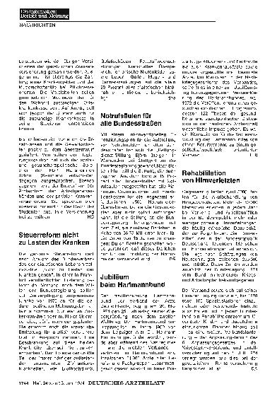 Vorschauseite 1: Notrufsäulen für alle Bundesstraßen