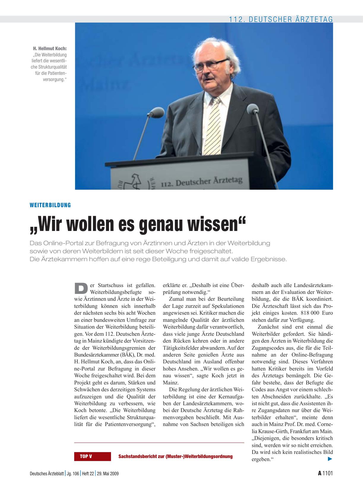 Vorschauseite 1: Weiterbildung: „Wir wollen es genau wissen“