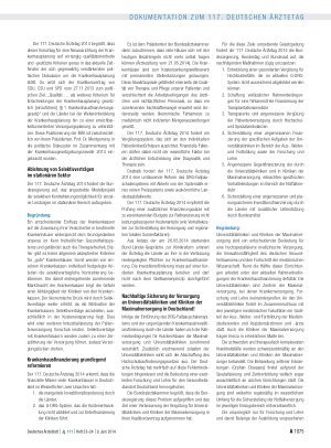 Vorschauseite 2: Entschliessungen zum Tagesordnungspunkt I: Gesundheits-, Sozialund ärztliche Berufspolitik