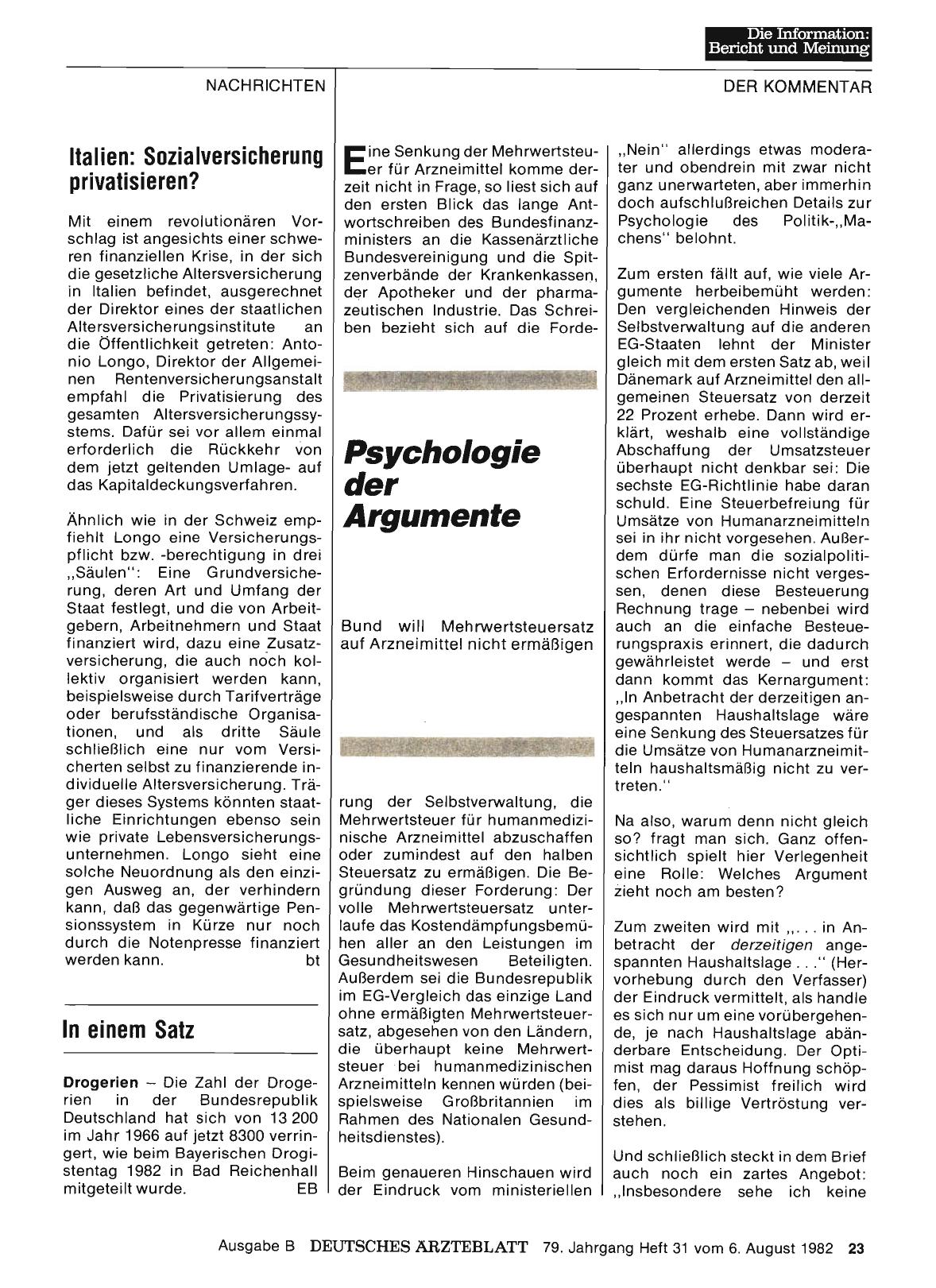 Vorschauseite 1: Italien: Sozialversicherung privatisieren?