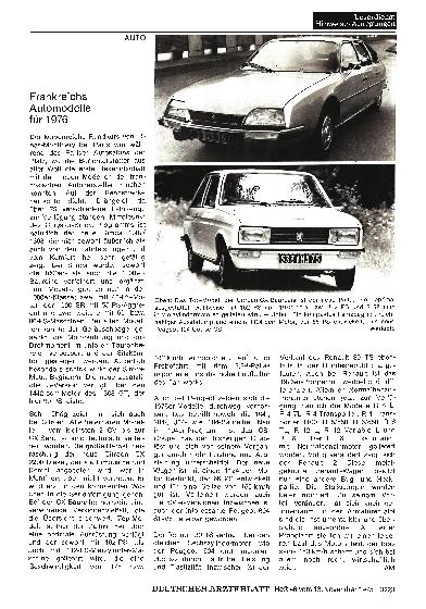 Vorschauseite 1: Frankreichs Automodelle für 1976