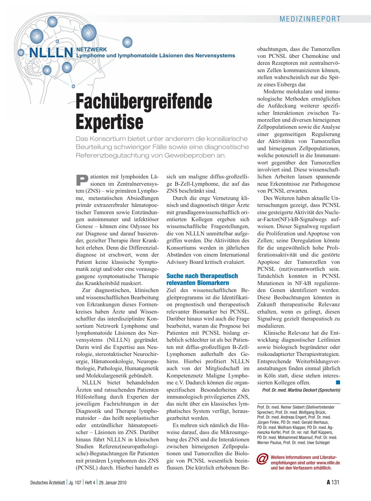 Vorschauseite 1: Fachübergreifende Expertise