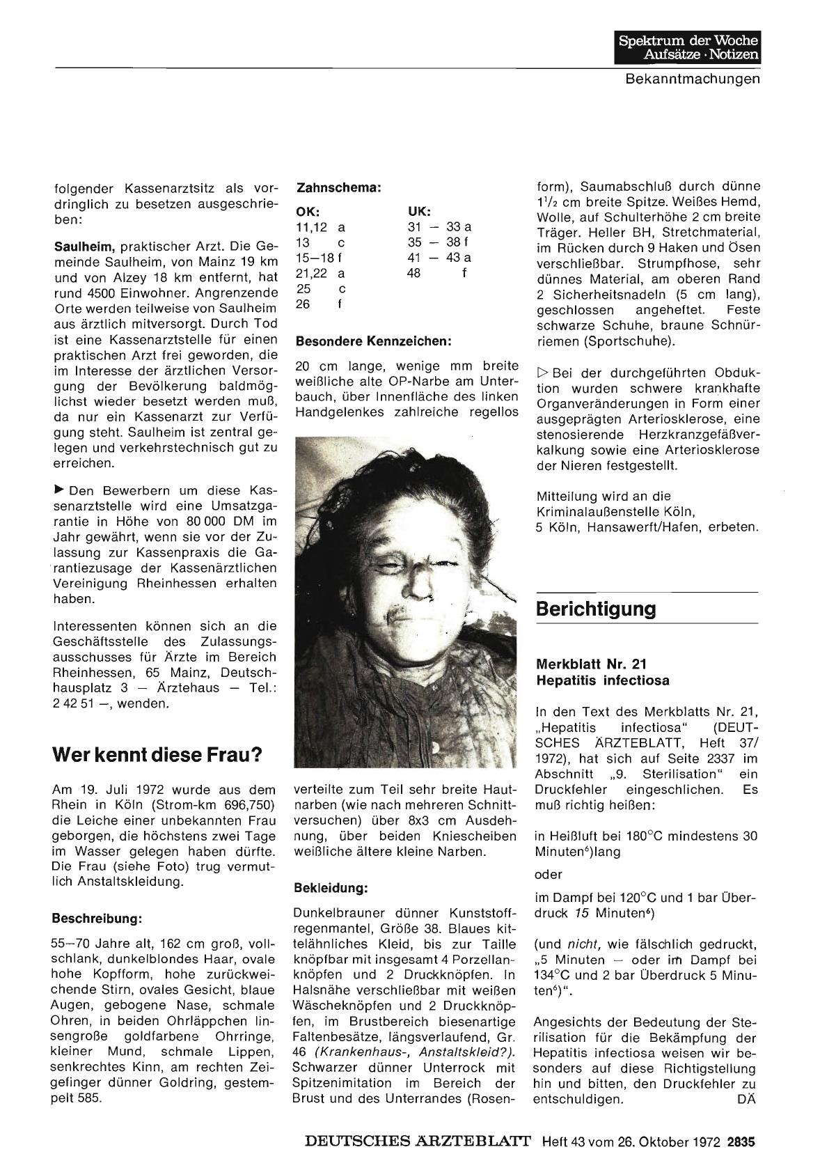 Vorschauseite 1: Berichtigung