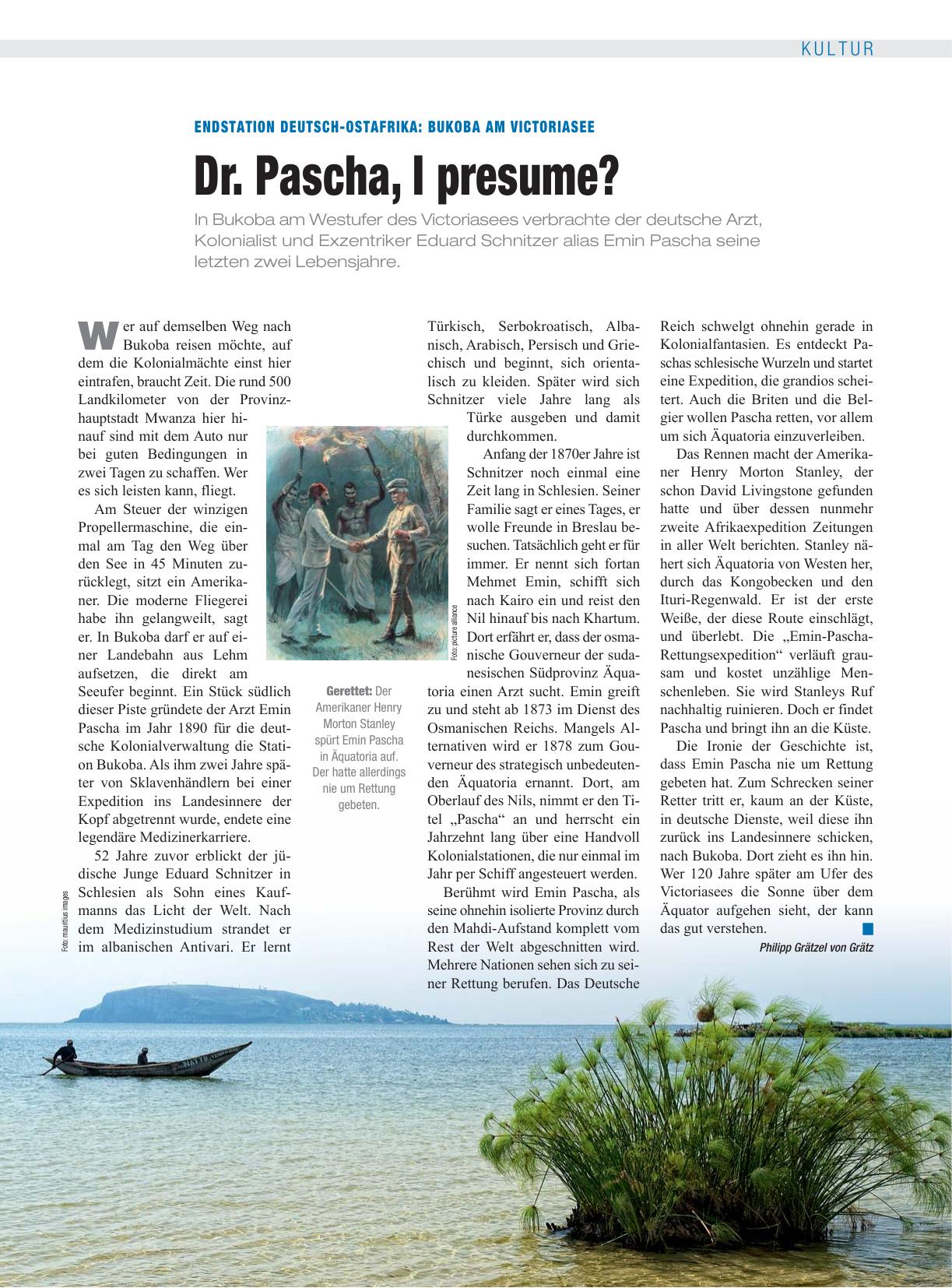 Vorschauseite 1: Endstation Deutsch-Ostafrika: Bukoba am Victoriasee: Dr. Pascha, I presume?