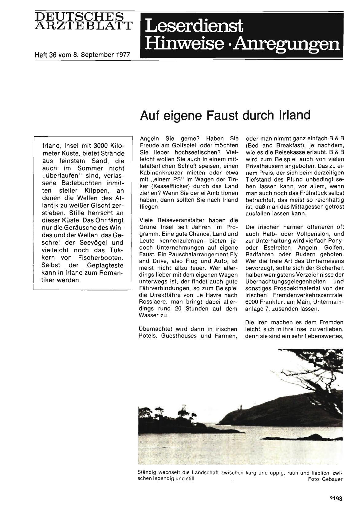Vorschauseite 1: Auf eigene Faust durch Irland
