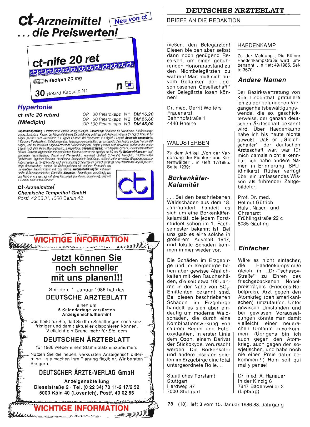Vorschauseite 1: WALDSTERBEN: Borkenkäfer-Kalamität