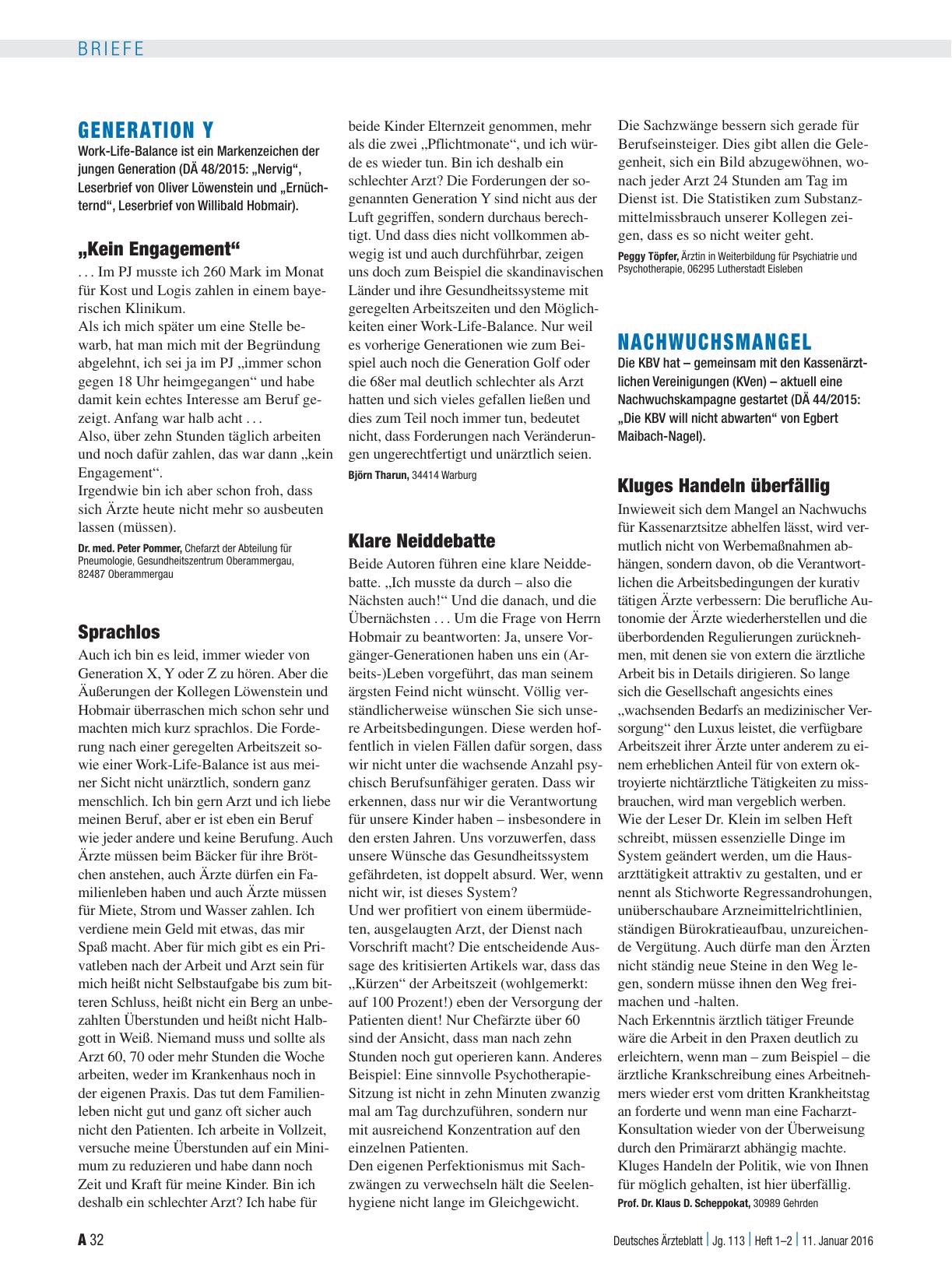 Vorschauseite 1: Generation Y: Klare Neiddebatte