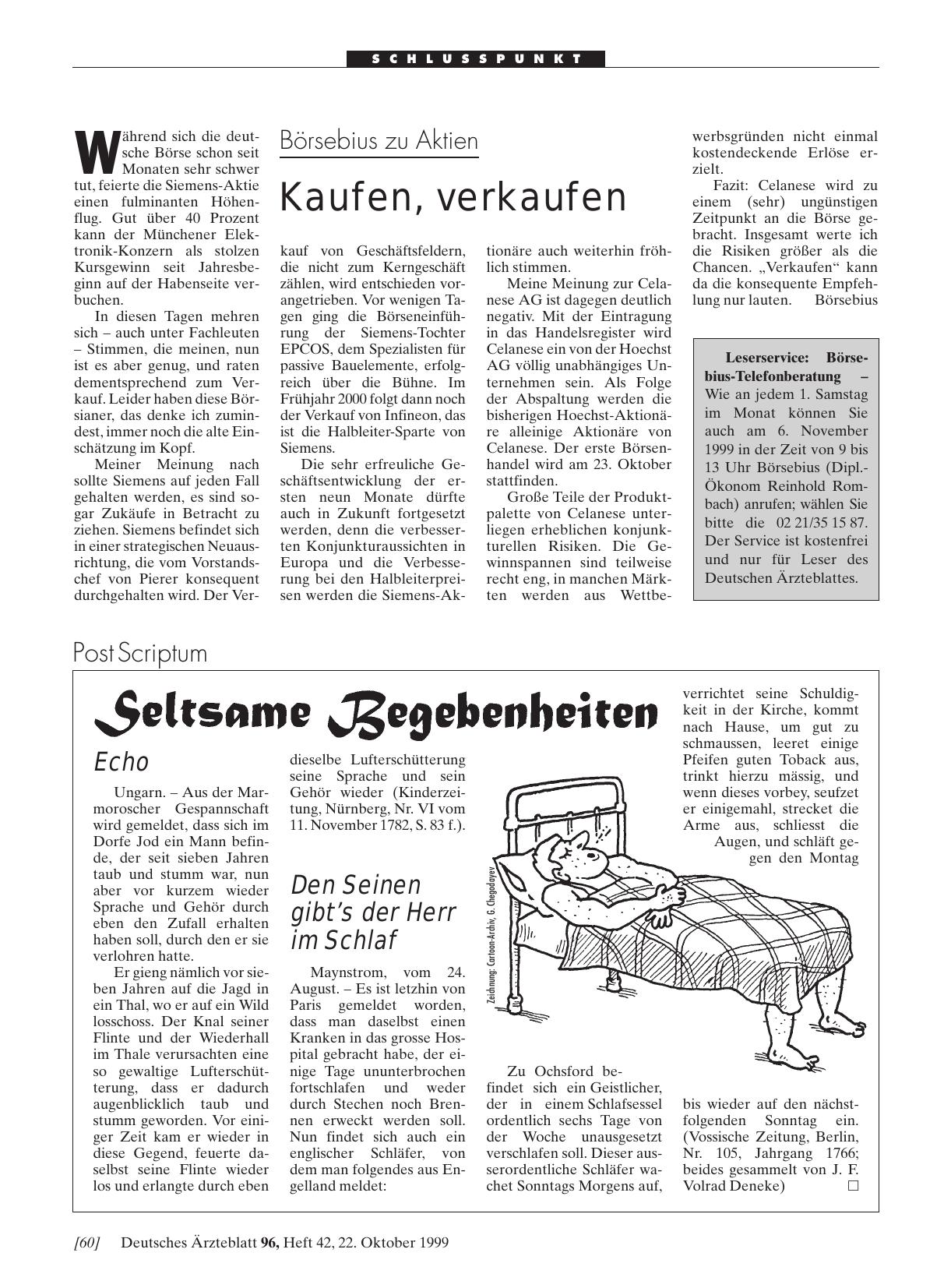Vorschauseite 1: Seltsame Begebenheiten