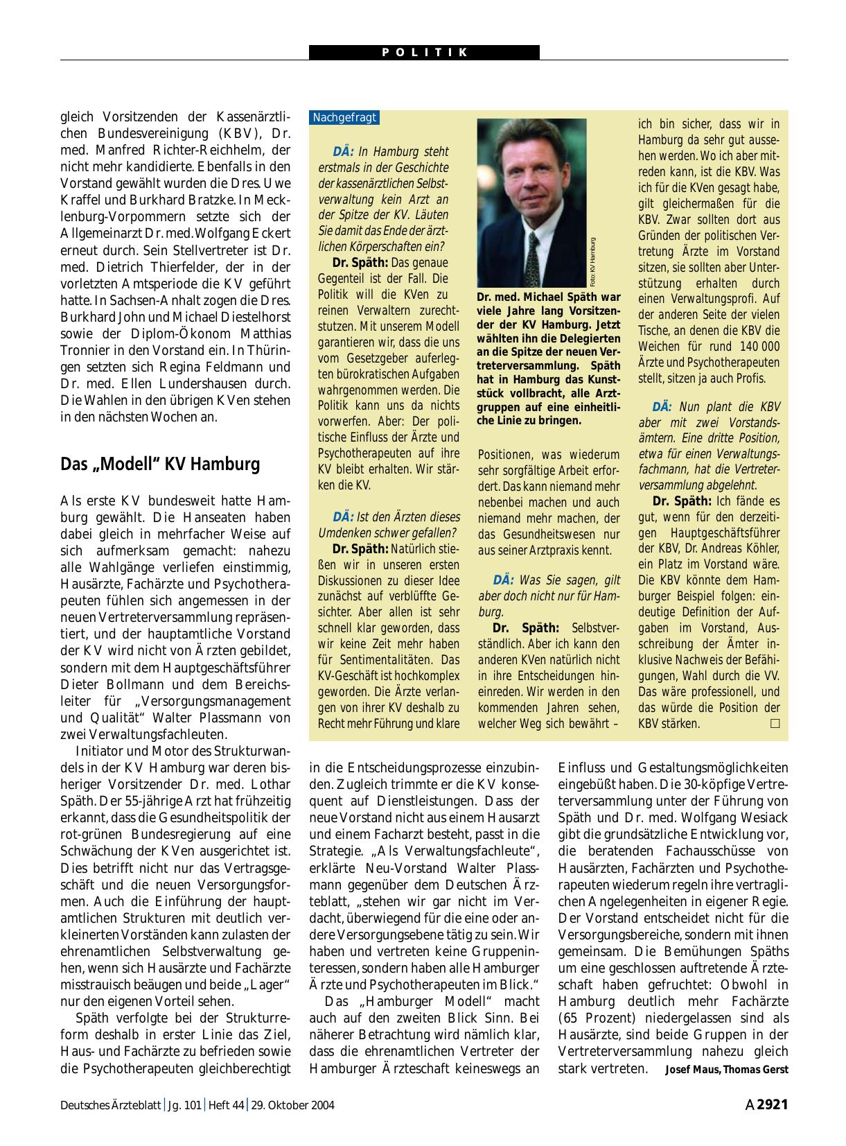 Vorschauseite 1: Nachgefragt