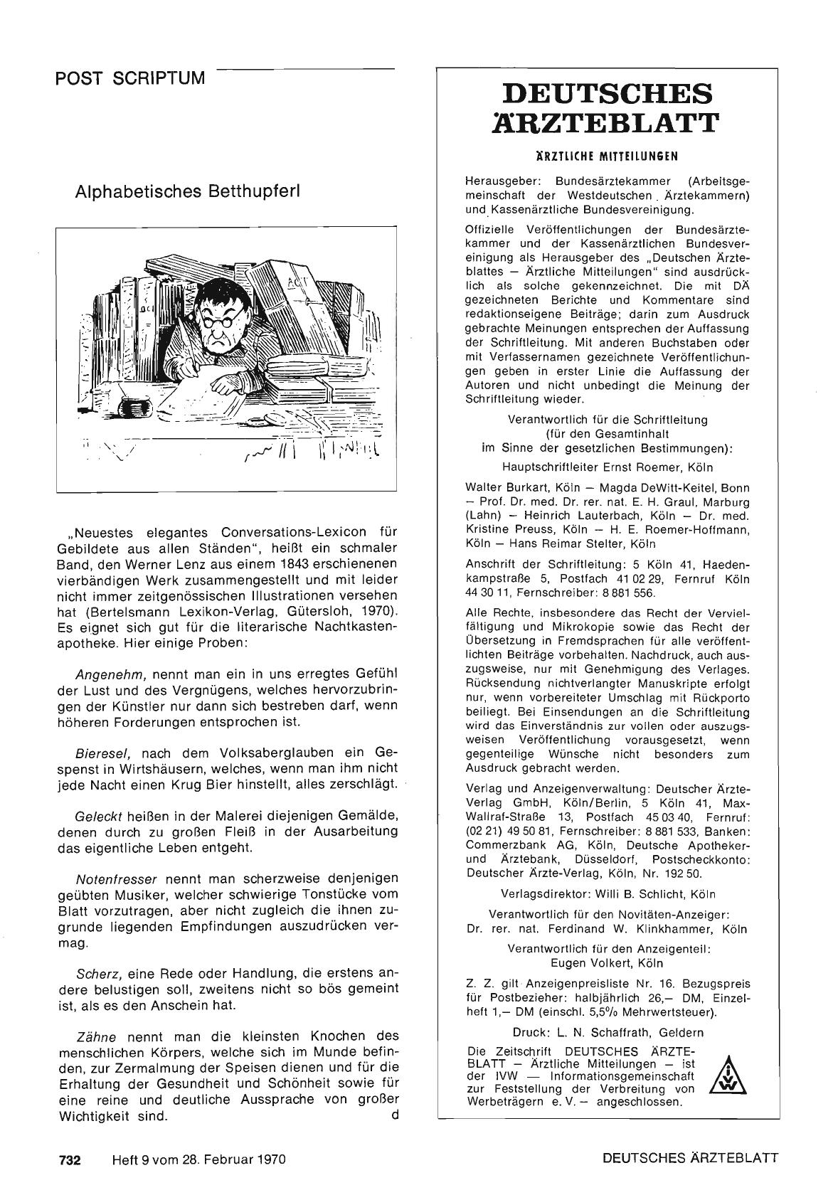 Vorschauseite 1: Alphabetisches Betthupferl