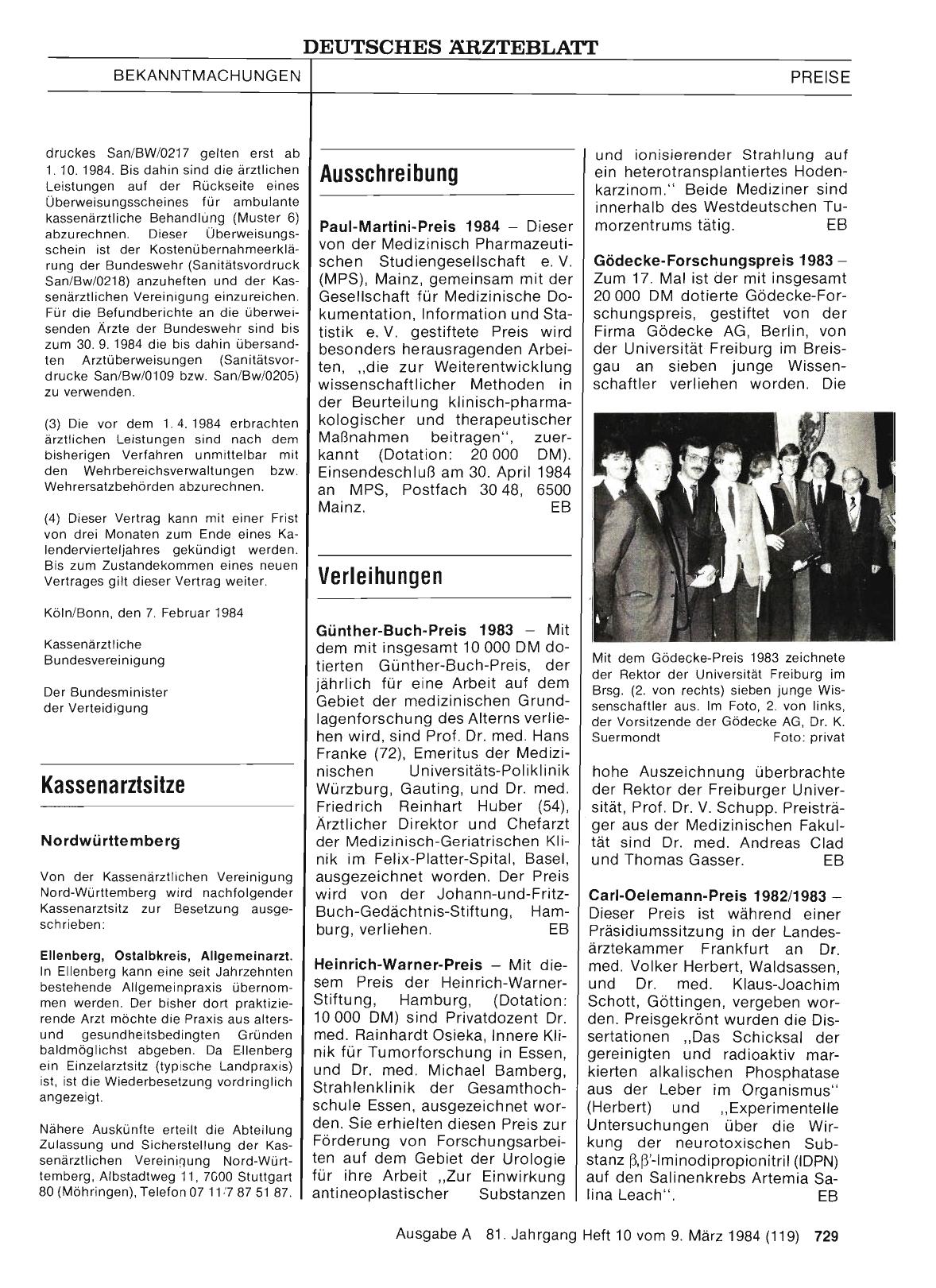 Vorschauseite 1: Ausschreibung