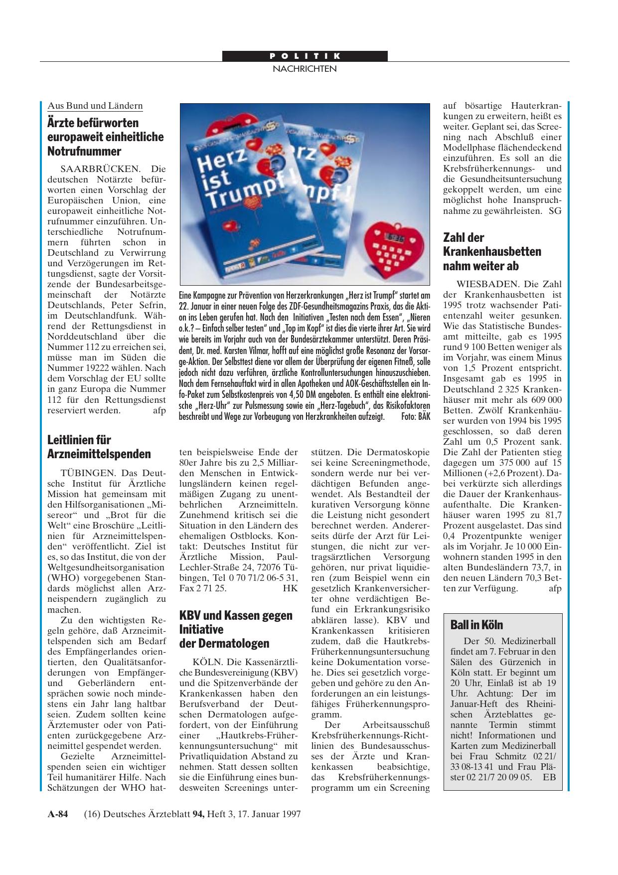 Vorschauseite 1: Ball in Köln