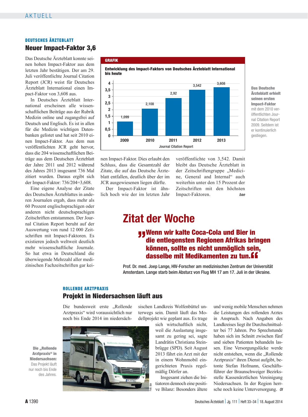 Vorschauseite 1: Zitat der Woche