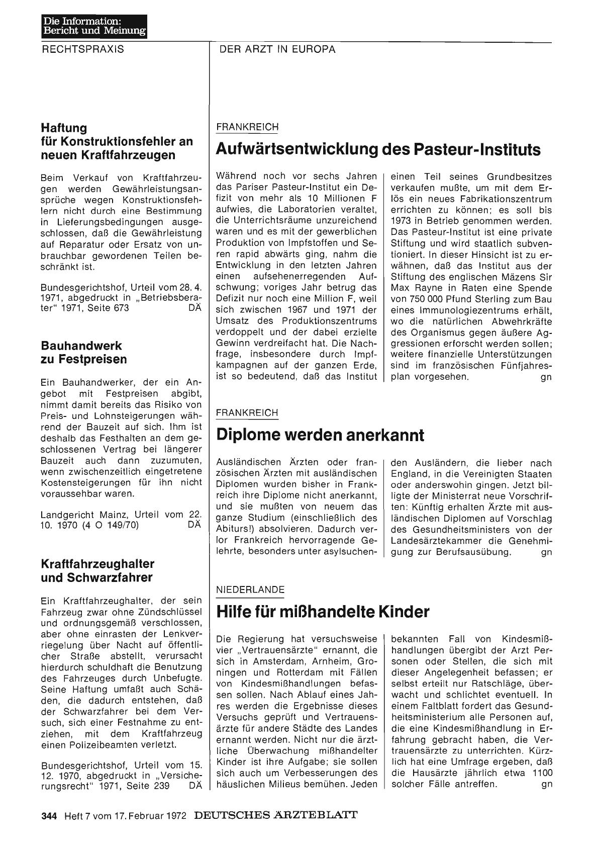 Vorschauseite 1: Kraftfahrzeughalter und Schwarzfahrer