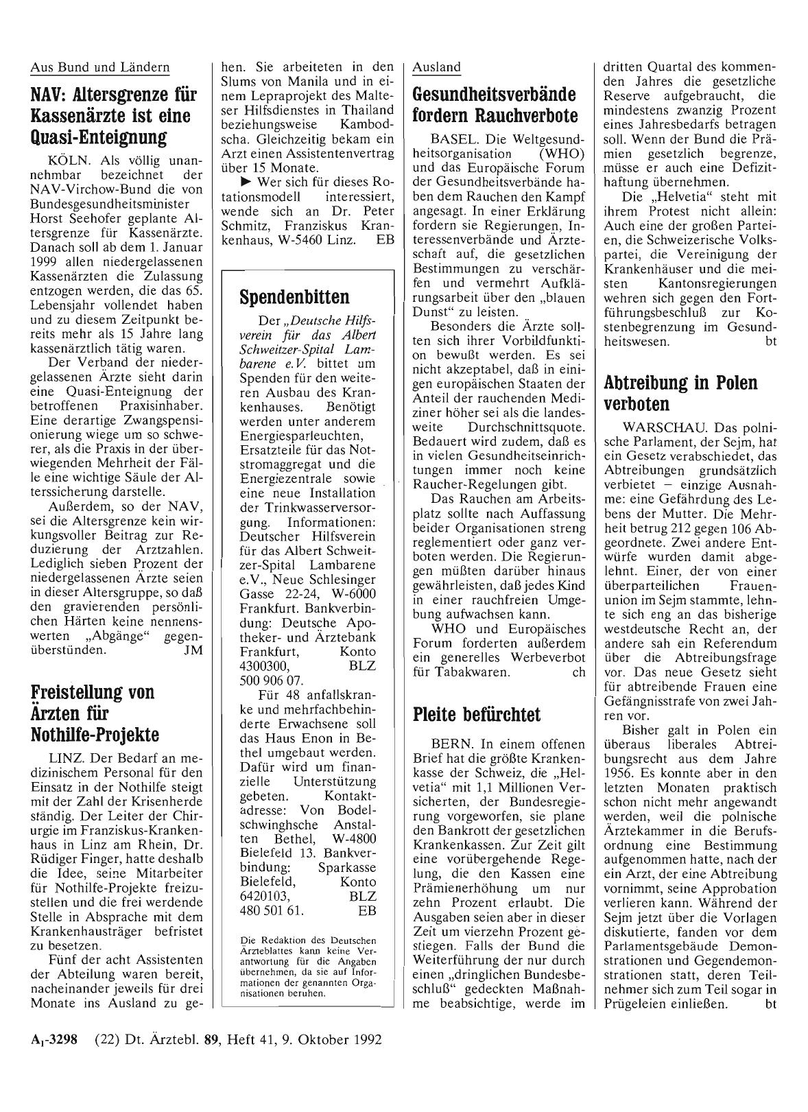 Vorschauseite 1: Pleite befürchtet