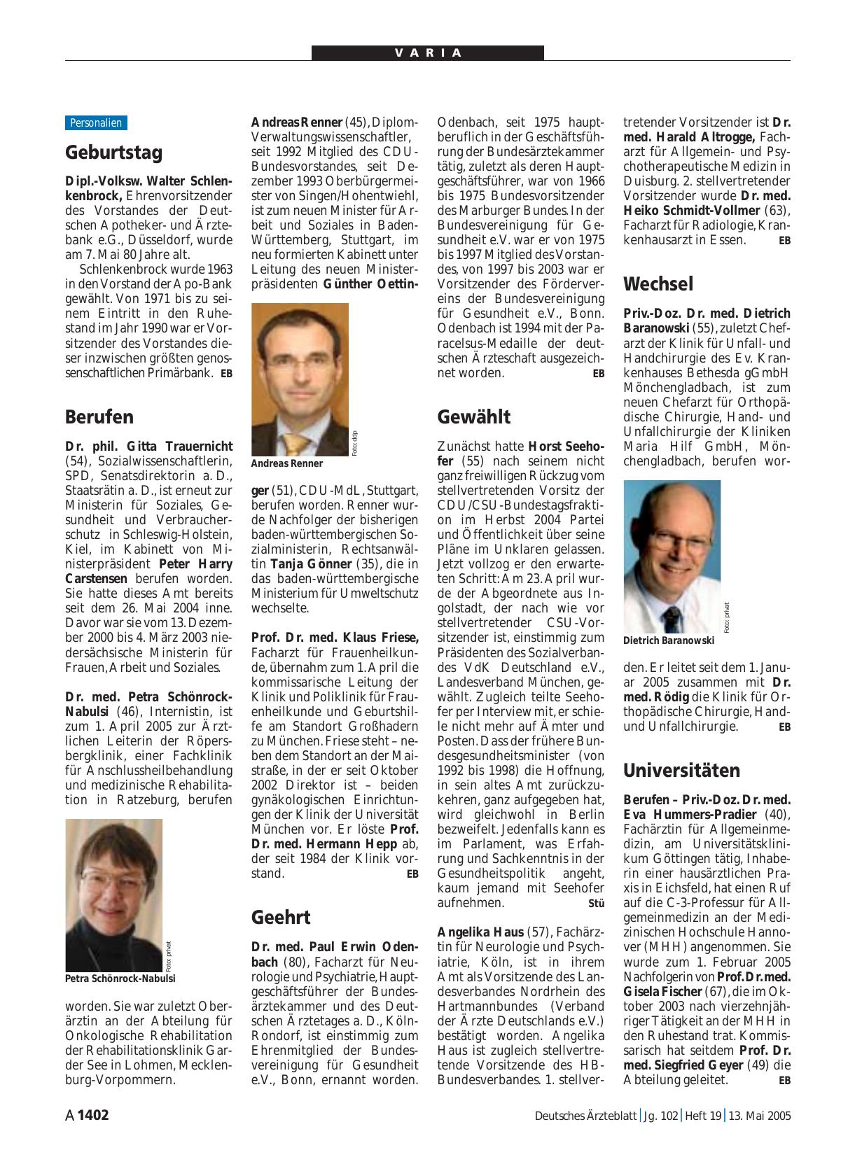 Vorschauseite 1: Gewählt